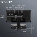 StealthView Nanny Cam 1080P HD Wi-Fi Hidden Camera Built into a Fully Functional Sharp Alarm Clock Radio