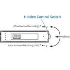 Discreet Spy Audio Recorder Disguised as a Portable Phone Charger | 150-Day Standby Battery & Voice Activated
